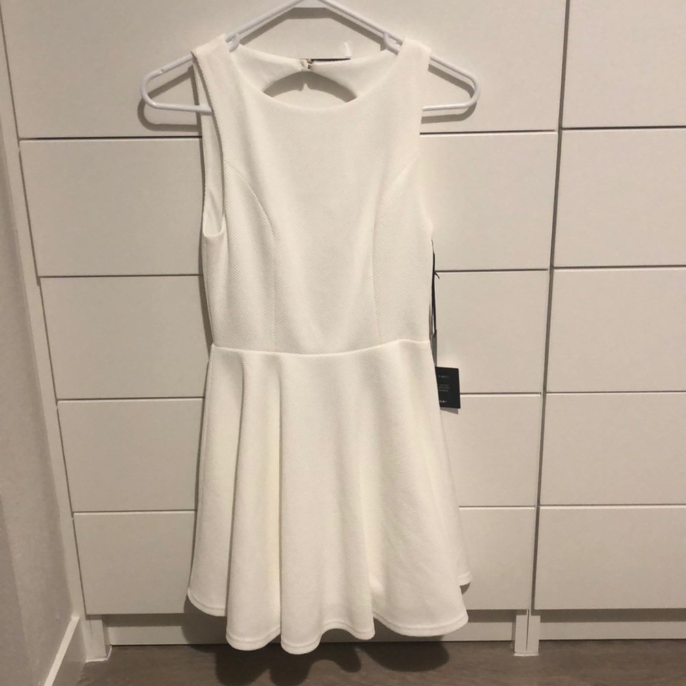 white lulus dress